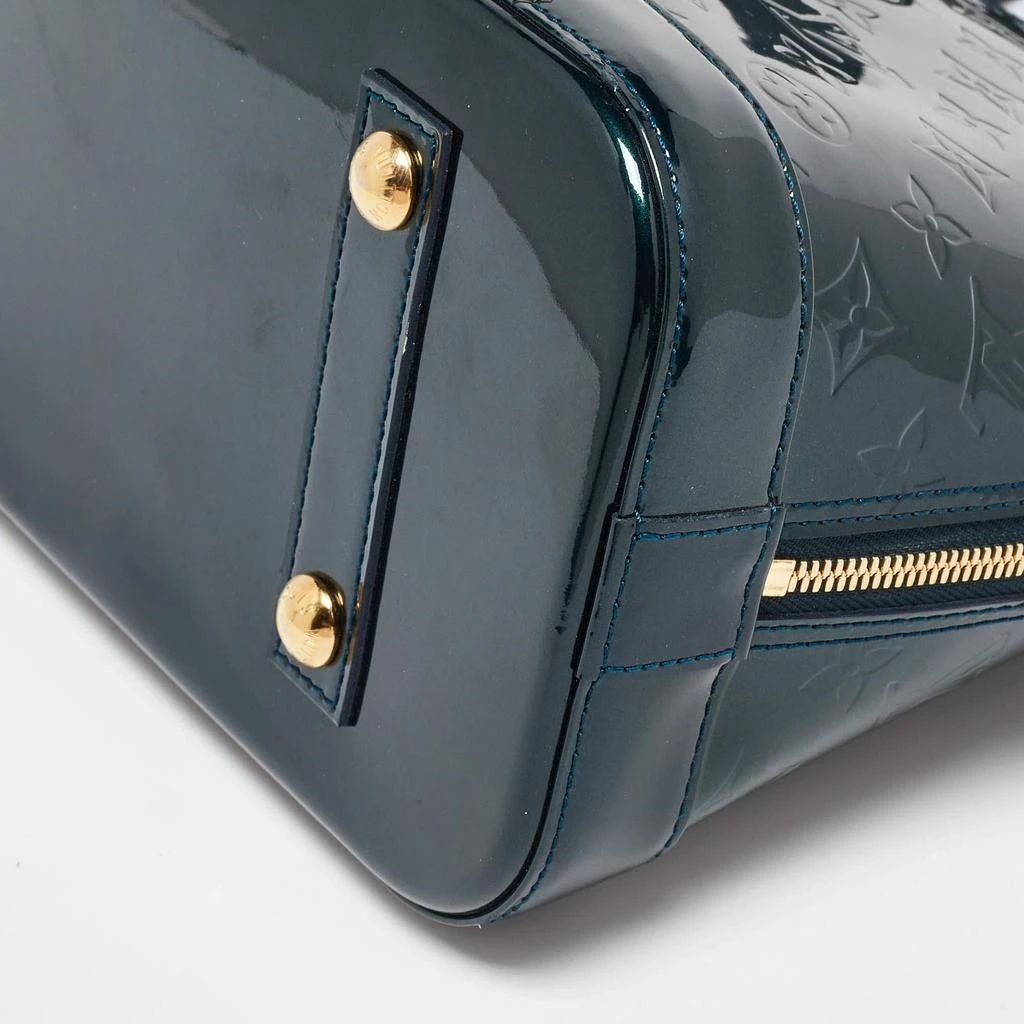 Louis Vuitton Louis Vuitton Bleu Nuit Monogram Vernis Leather Alma PM Bag 14