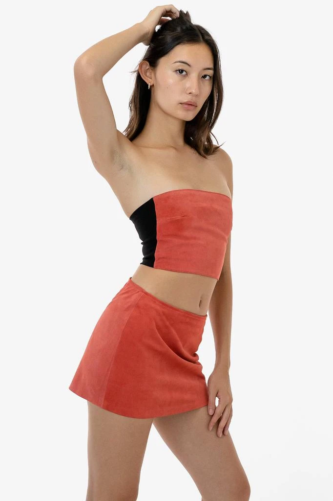 Los Angeles Apparel RLH739 - Suede Micro Mini Skort 7