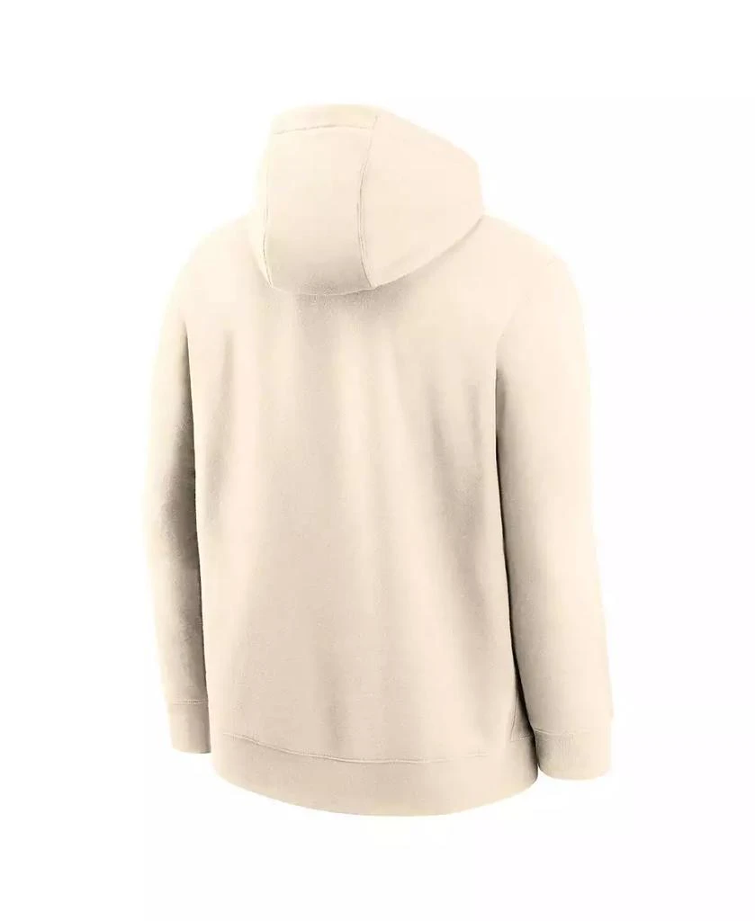 NIKE Men's Cream Florida State Seminoles Vault Logo Pullover Hoodie 3