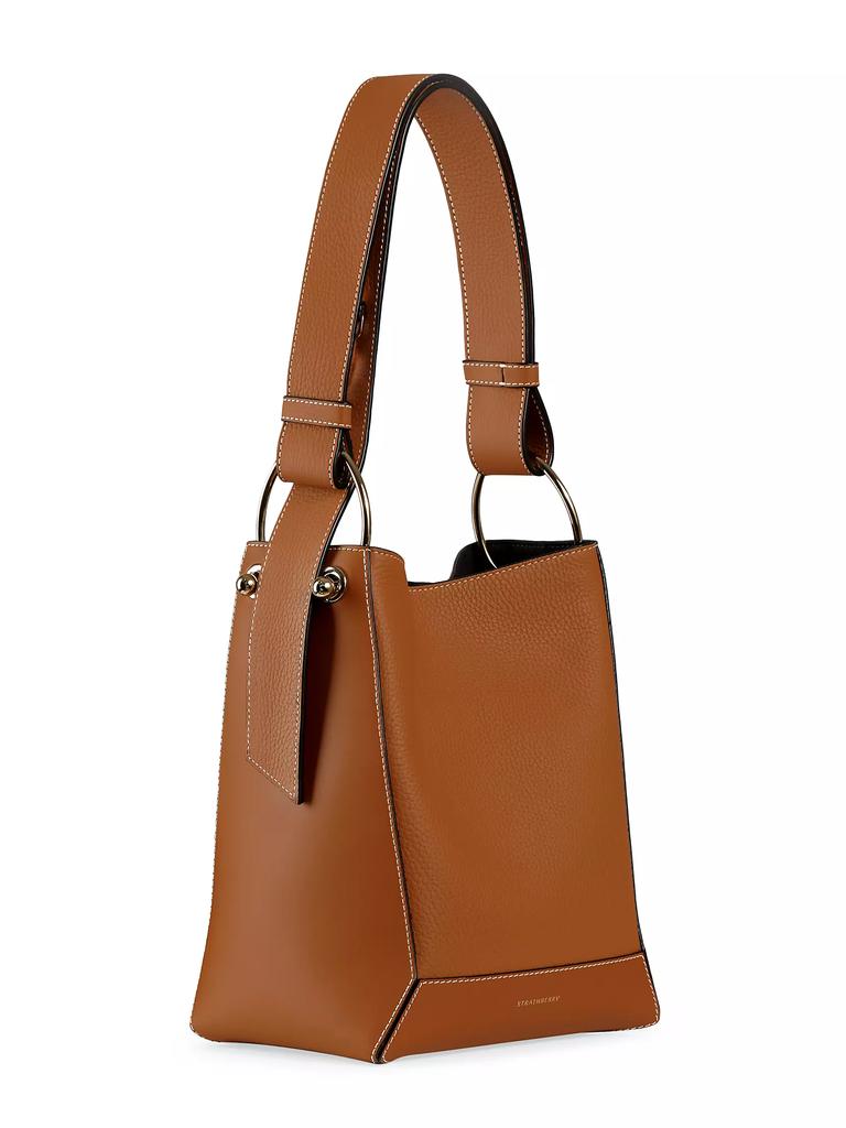 Strathberry Lana Midi Leather Bucket Bag - Shoulder Bags