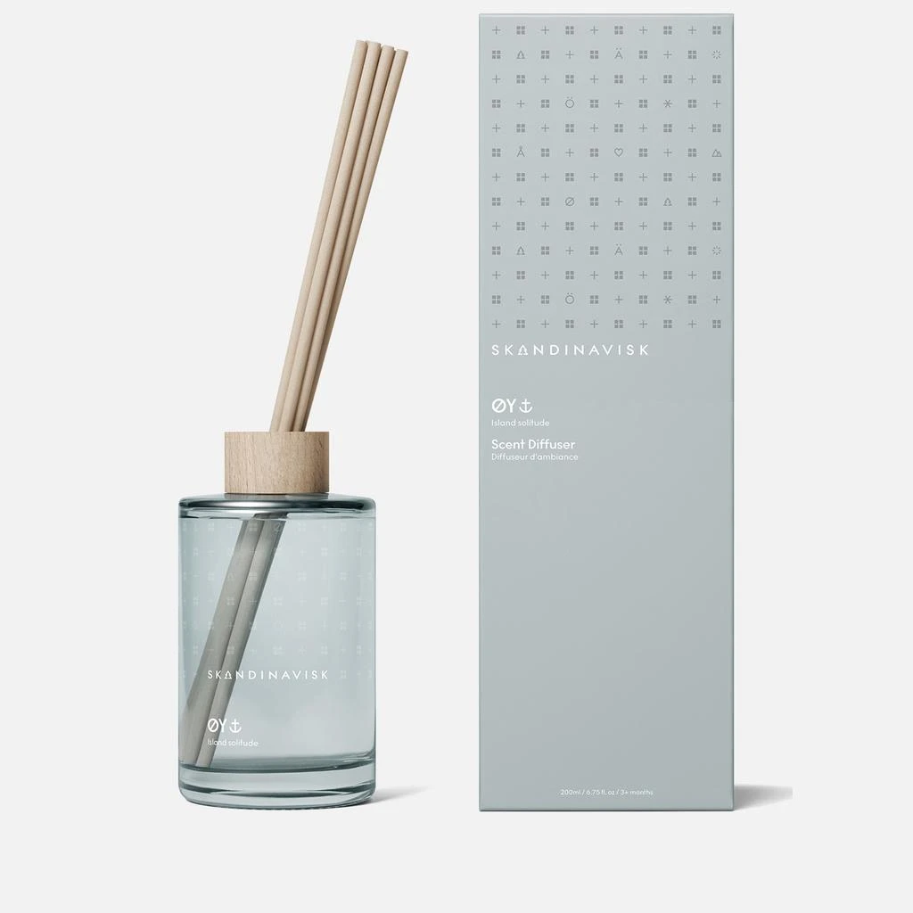 SKANDINAVISK Clear Glass Reed Diffuser - ØY - 200ml 3
