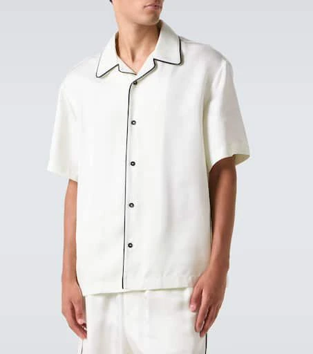 Jil Sander Oversized bowling shirt 3