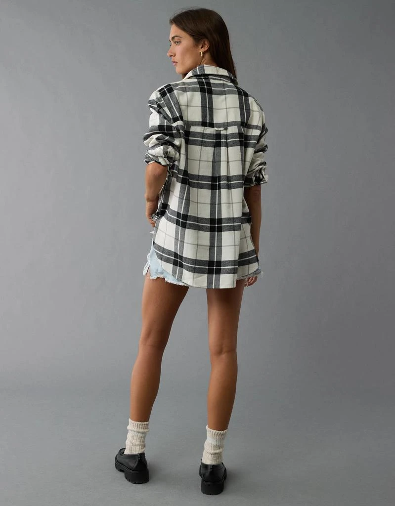 AE AE Oversized Plaid Button-Up Shirt 2