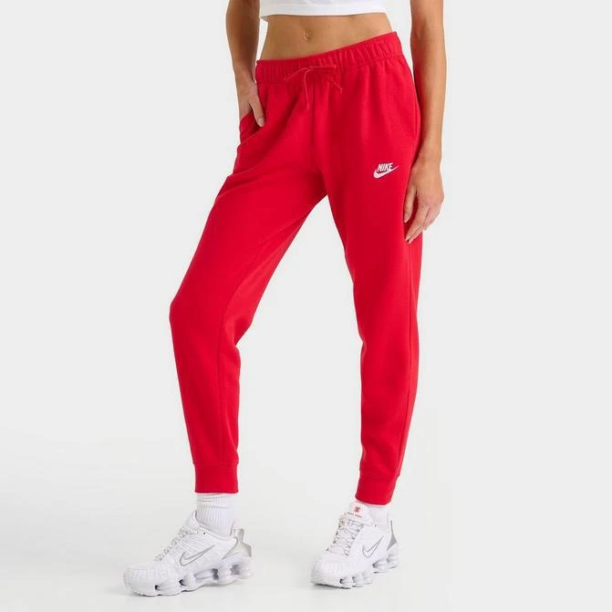 NIKE Women's Nike Sportswear Club Fleece Mid-Rise Jogger Pants 1
