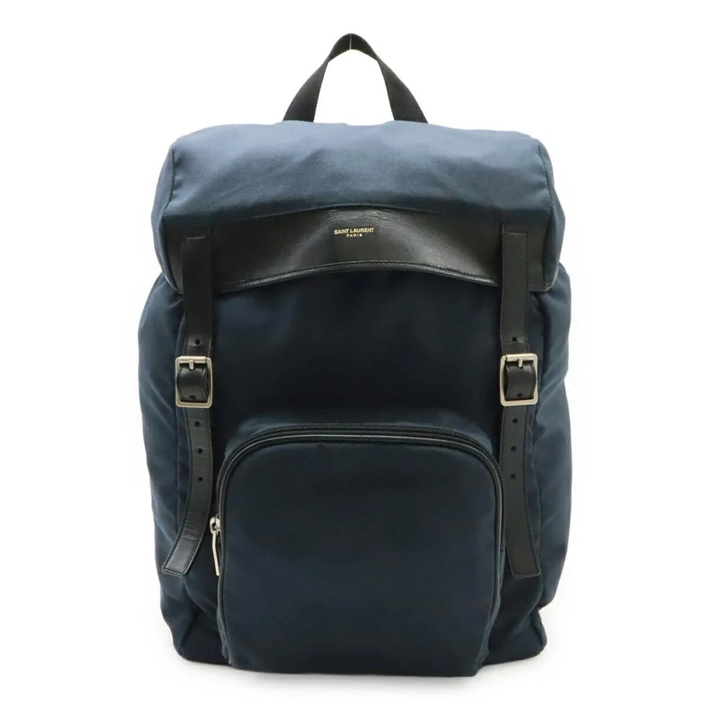 Yves Saint Laurent Canvas Leather Backpack (Pre-Owned)