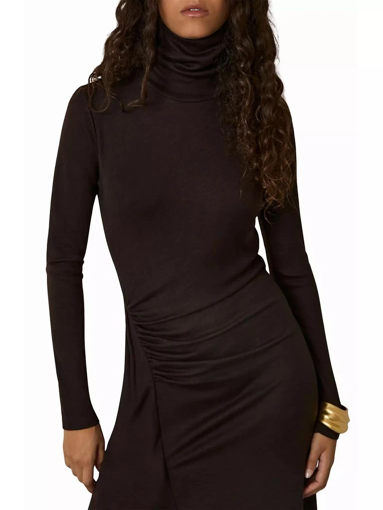 REISS Nile Jersey Knit Midi-Dress 4