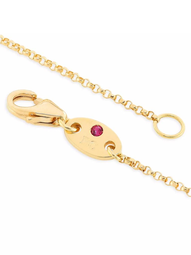 Roberto Coin Love By The Yard 18K Yellow Gold & 0.28 TCW Diamond Station Necklace/33" 3