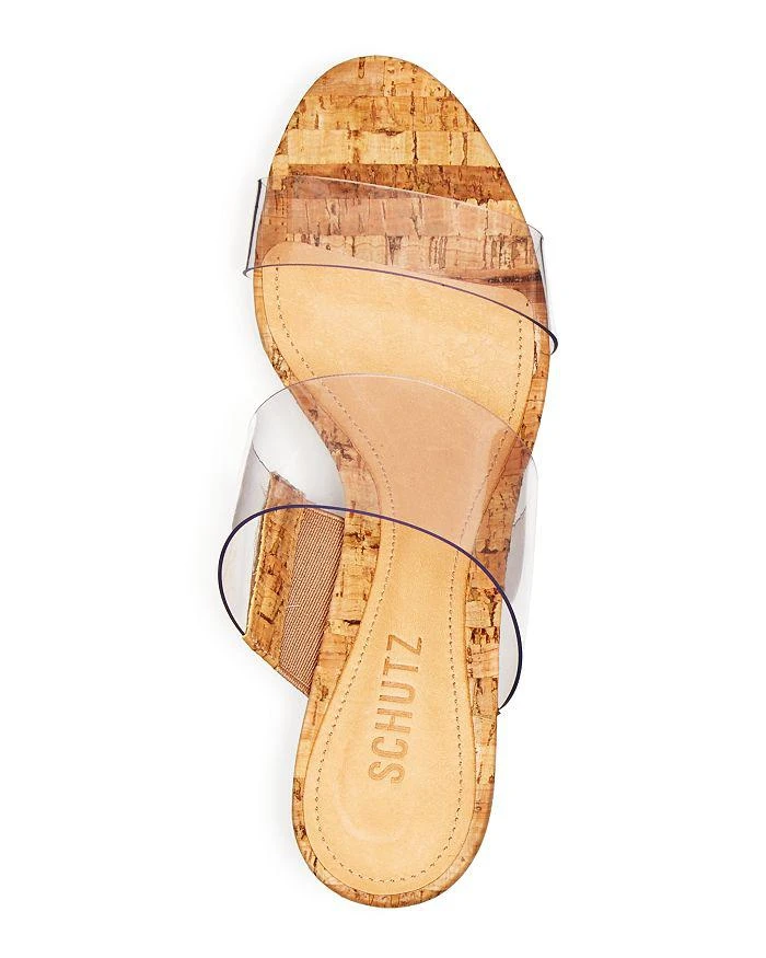 Schutz Women's Victorie Block Heel Slide Sandals 6