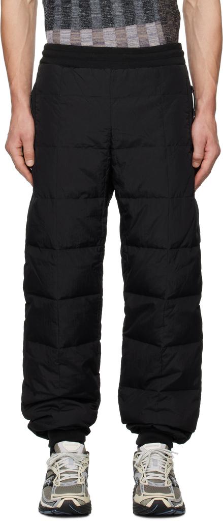 Taion Black SC Down Track Pants