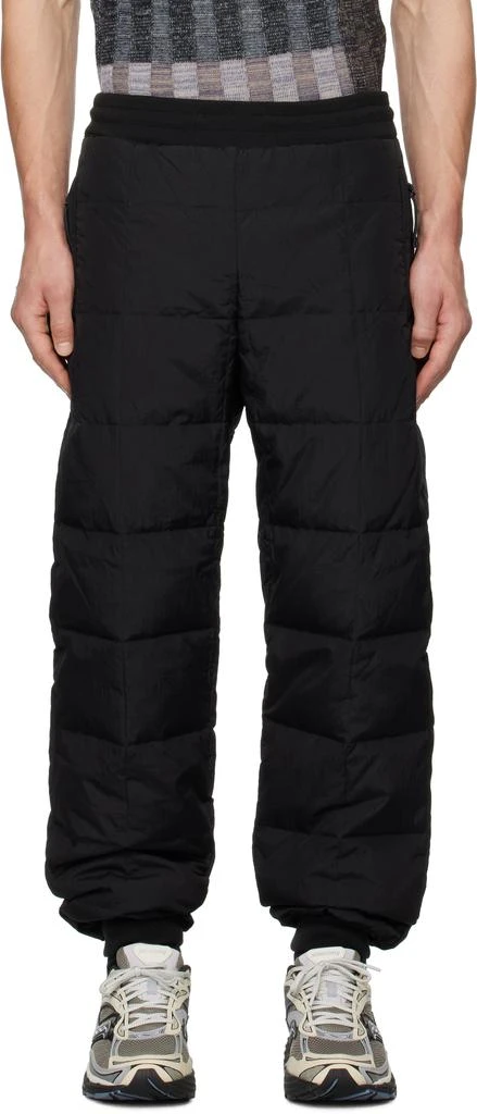 Taion Black SC Down Track Pants 1