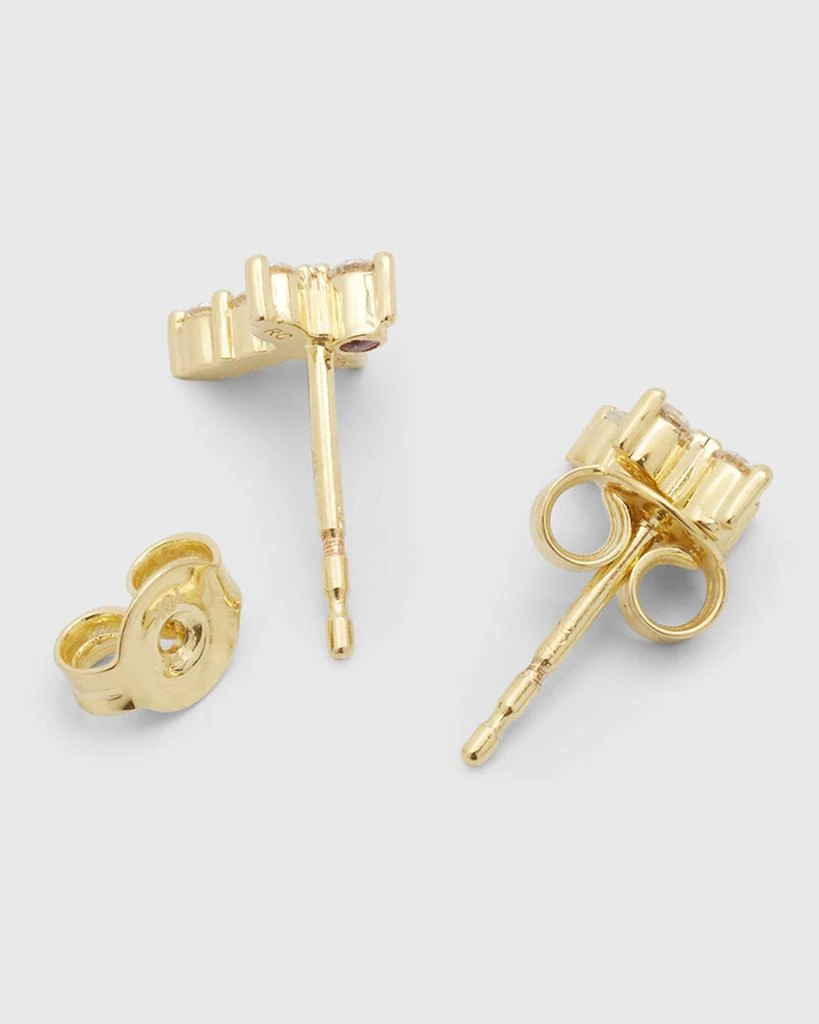 Roberto Coin Mini Diamond Cross Stud Earrings 5