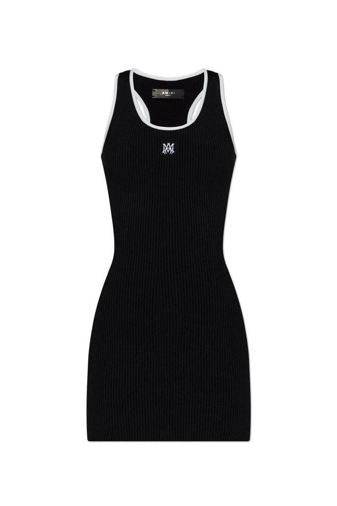 AMIRI Amiri Logo Embroidered Knitted Mini Dress 1