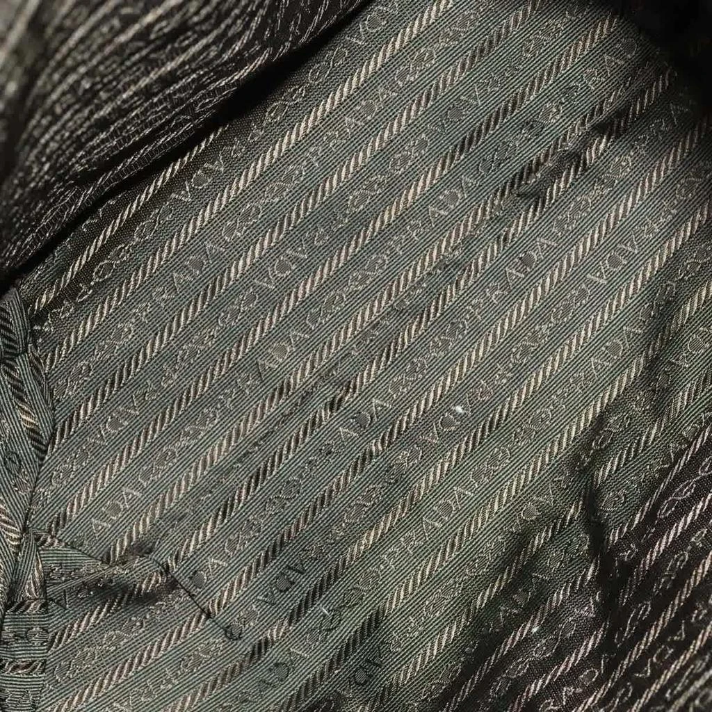 Prada Vela Double Front Pocket Backpack Tessuto With Saffiano Leather Nylon Backpack Bag (Pre-Owned) 5