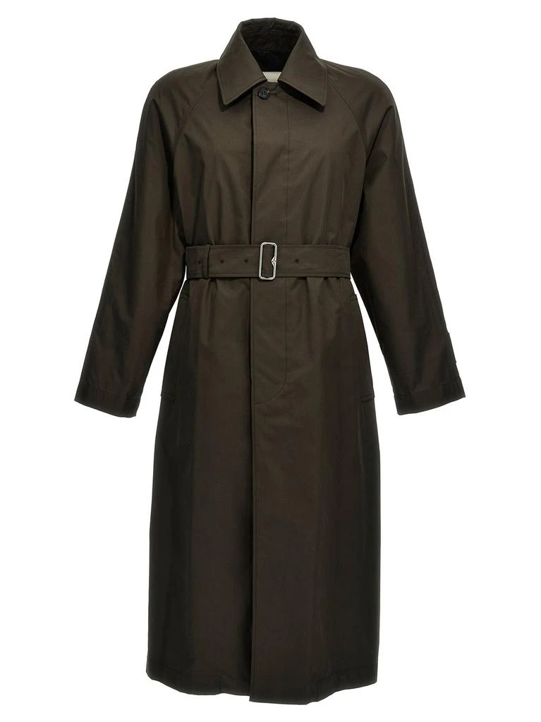 Burberry Burberry Check-Plaid Belted Reversible Trench Coat 3