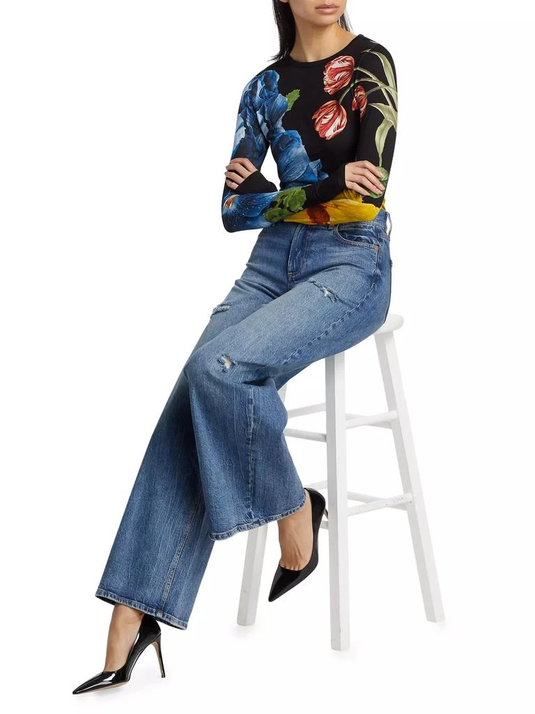 Alice + Olivia Delaina Floral Long-Sleeve Top 2