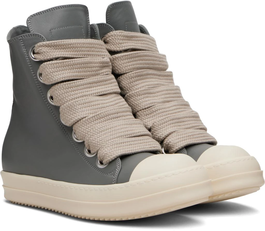 Rick Owens Gray Concordians Jumbolace Sneakers 4