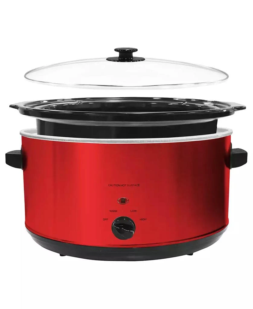 Elite Cuisine 8.5 Quart Stainless Steel Slow Cooker 2