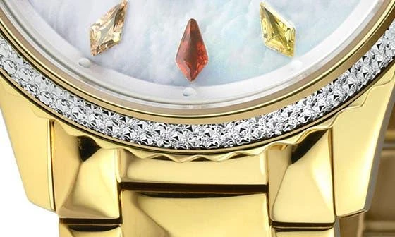 GV2 Siena Swiss Quartz Diamond Embellished Bracelet Watch - 0.02ct, 38mm 4