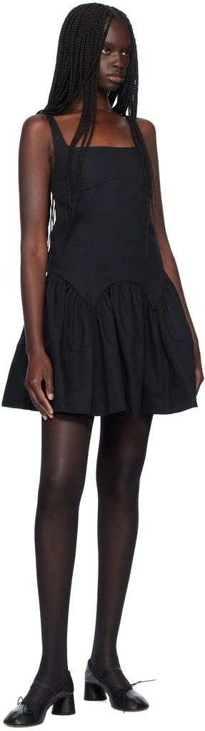 Sandy Liang Black Koss Minidress 4