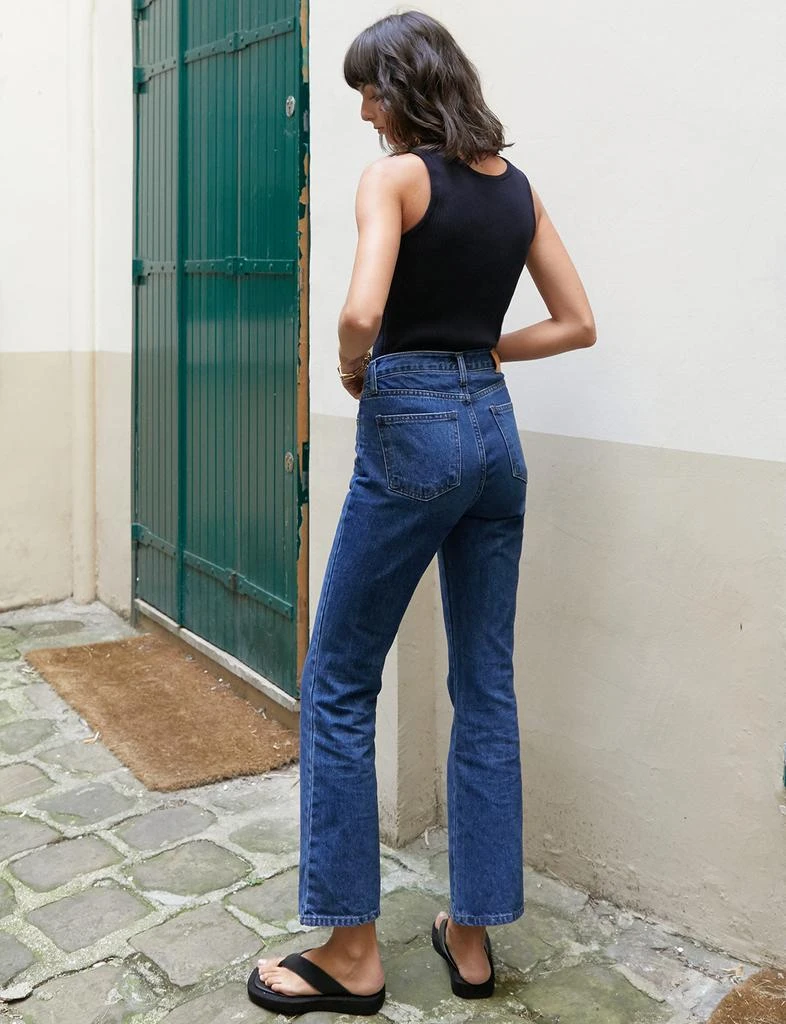 Pixie Market Navy Two-Way Knit Rib Tank 5