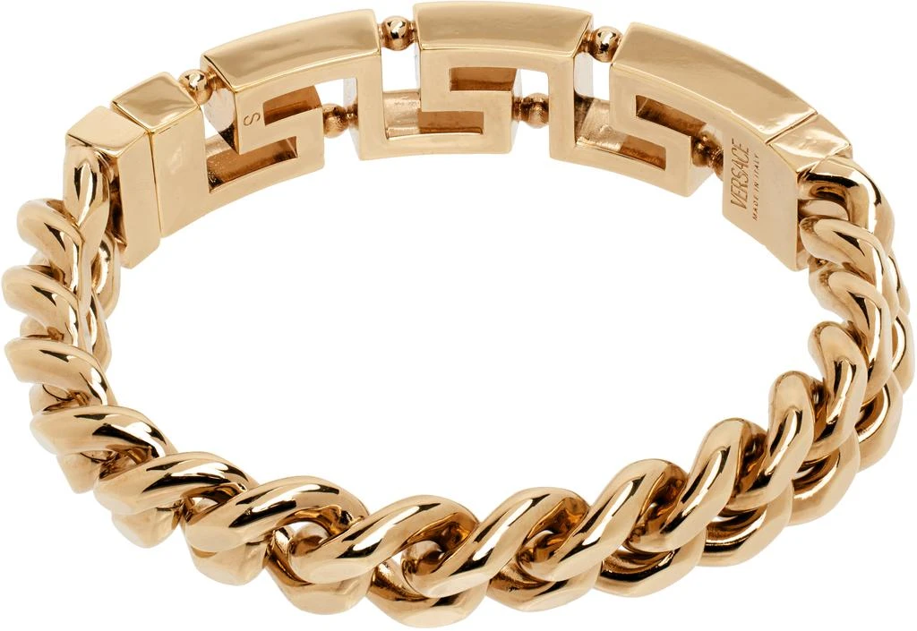 Versace Gold Greca Chain Bracelet 2