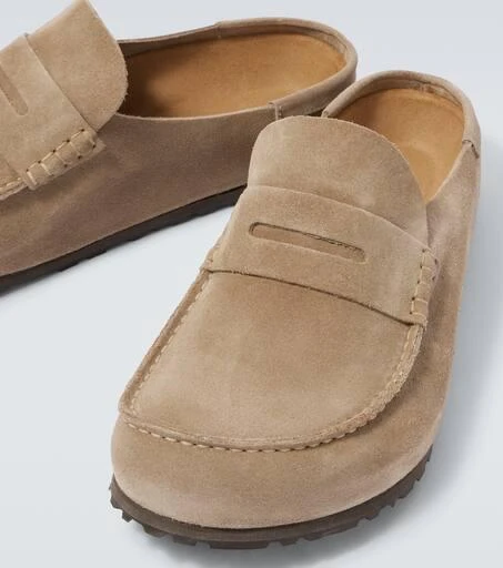 Birkenstock Naples suede mules 3