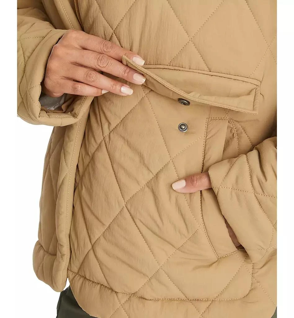 BASS OUTDOOR Women's High-Low Quilted Outdoor Puffer 4