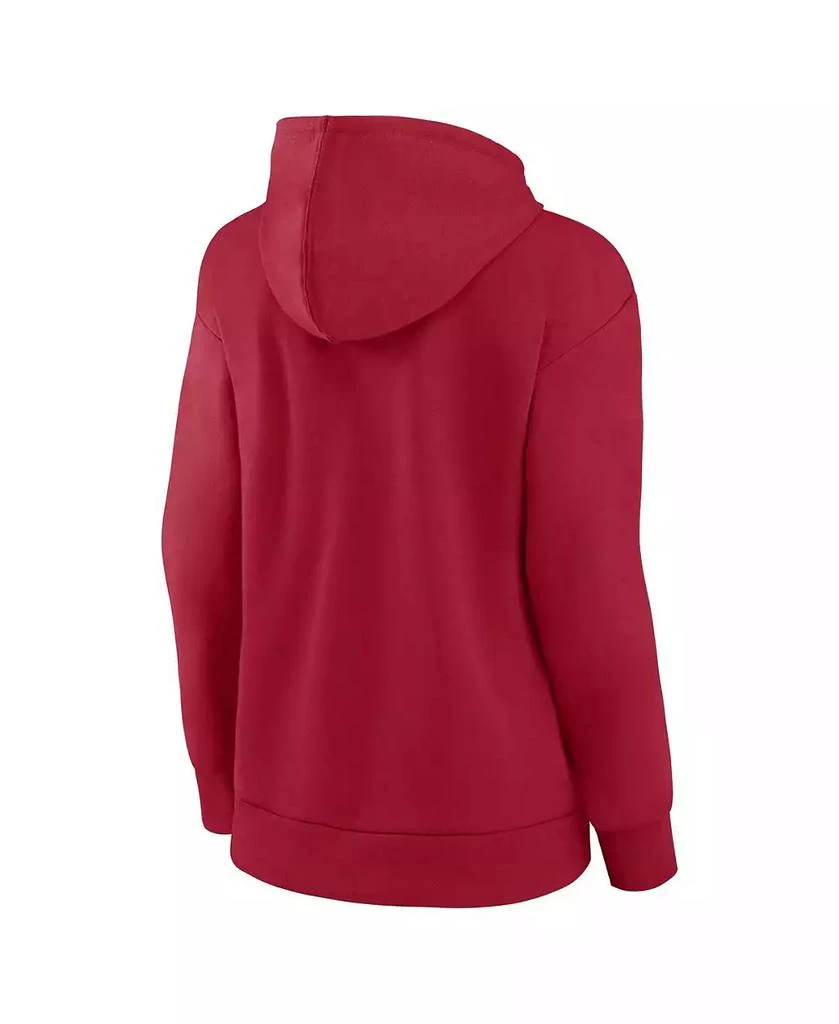 Fanatics Women's Crimson Alabama Crimson Tide Basic Arch Pullover Hoodie 3