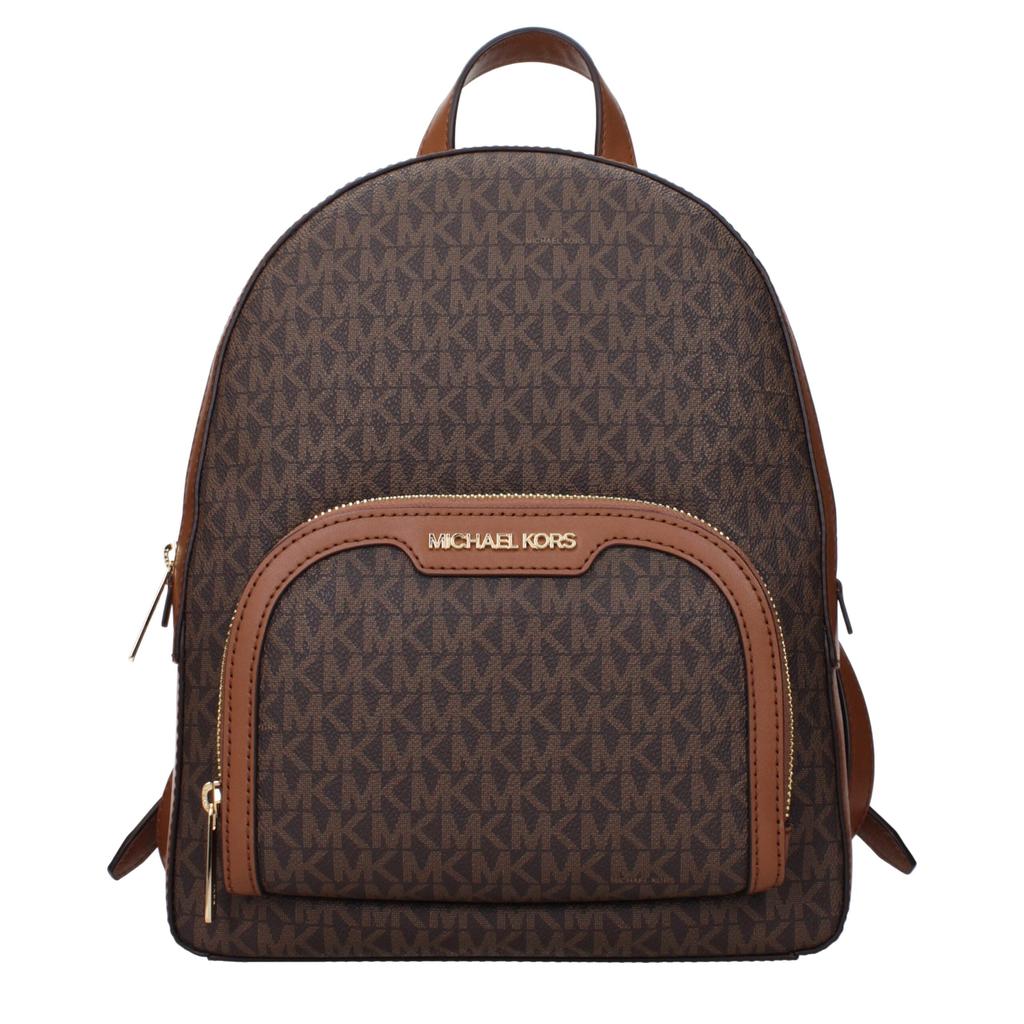 Michael Kors Michael Kors Brown Fabric Backpack