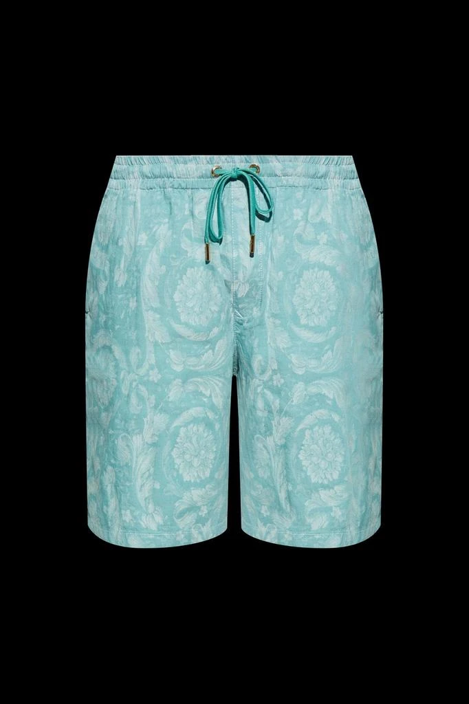 Versace Versace Barocco-Printed Drawstring Shorts 1