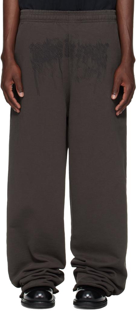 パンツ VETEMENTS PARIS XXXL SWEATPANTS Black 'Paris' XXXL Sweatpants – On Sale Now with Up to 70