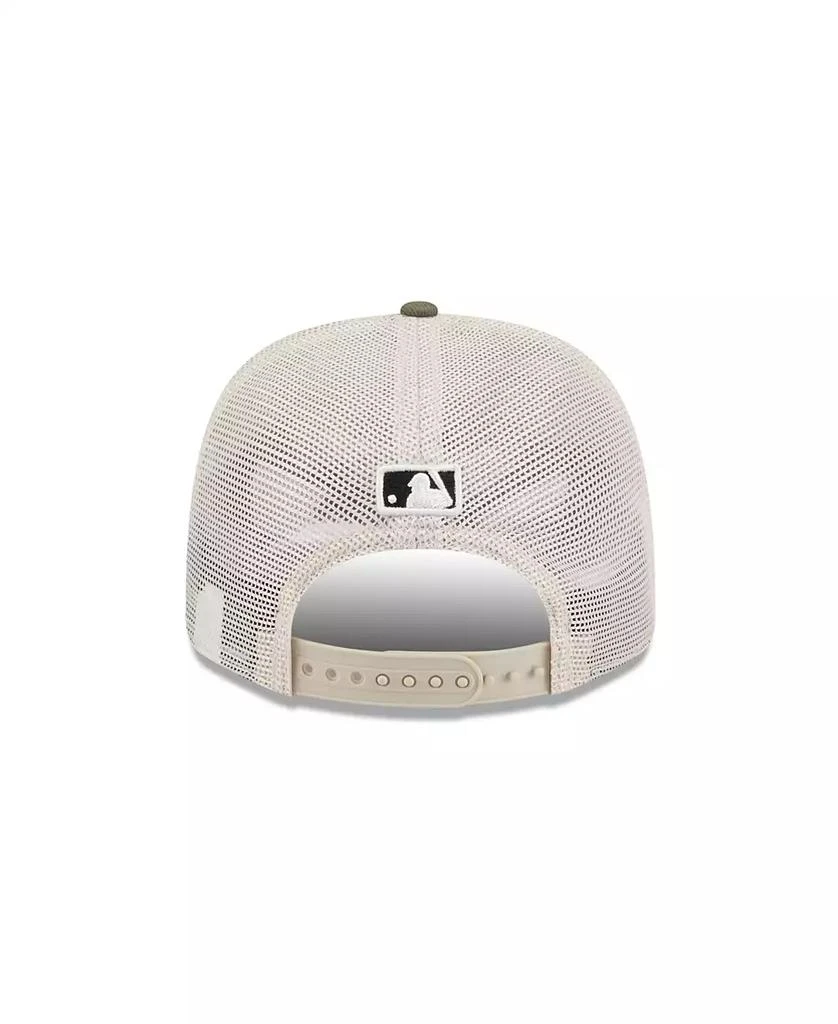 New Era Men's Light Beige/Olive Tampa Bay Rays 2025 Armed Forces Day 9SEVENTY Adjustable Hat 5