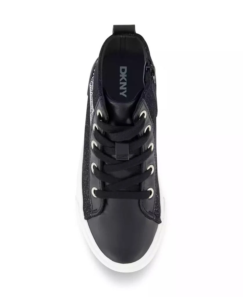 DKNY Little and Big Girls Katie Lora High Top Sneaker 6