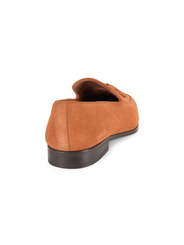 Mezlan Apron Toe Suede Tassel Loafers 3