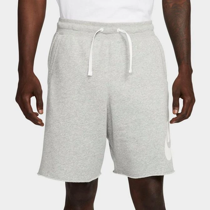 NIKE Men's Nike Club Alumni Graphic French Terry Shorts 5