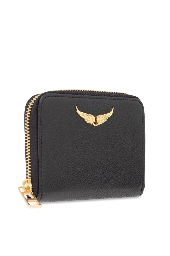ZADIG & VOLTAIRE Zadig & Voltaire Logo Plaque Zip-Around Mini Wallet 3
