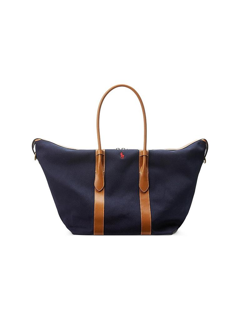 【上品ネイビーが映える】RALPH LAUREN Bellport XL トート Ralph Lauren Extra-Large Bellport Canvas Tote Bag - Tote