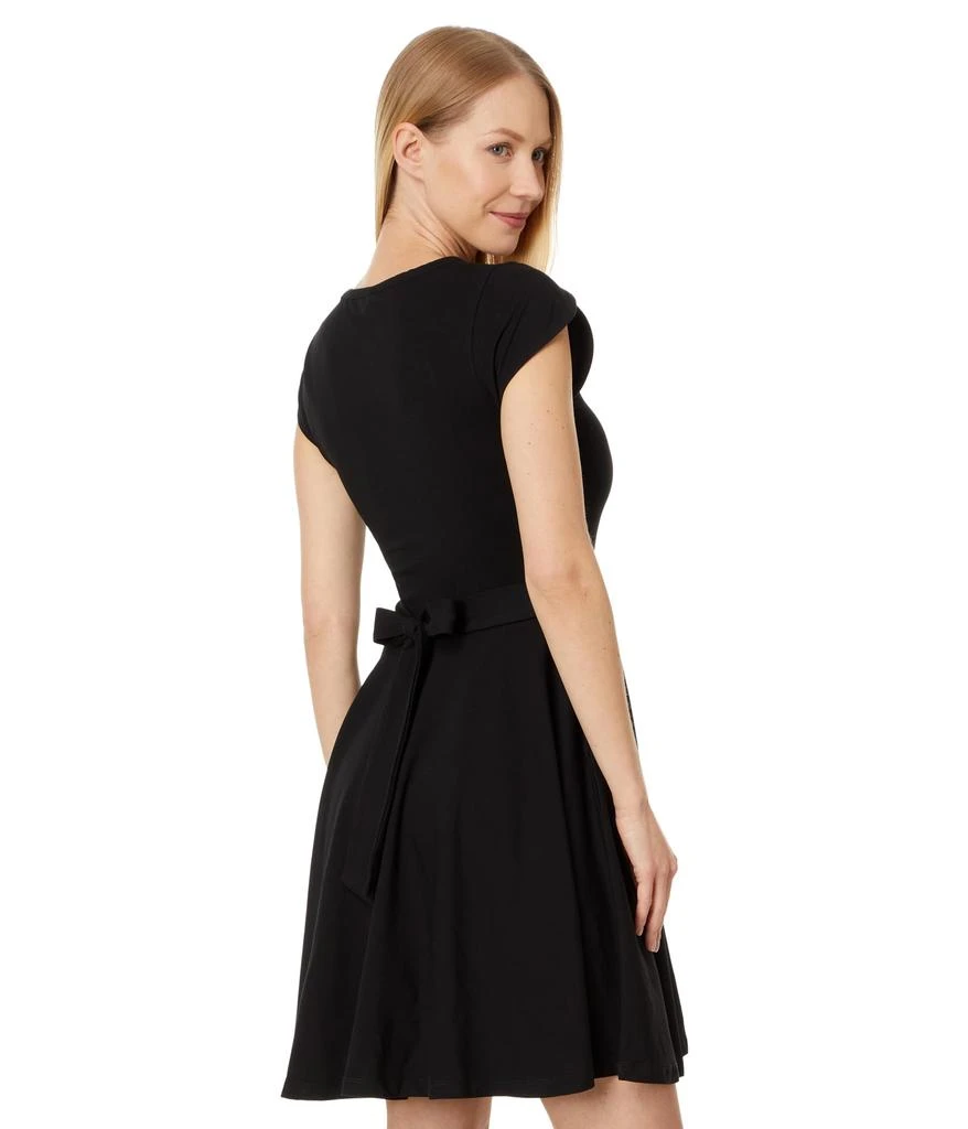 PACT Fit & Flare Petal Sleeve Dress 2