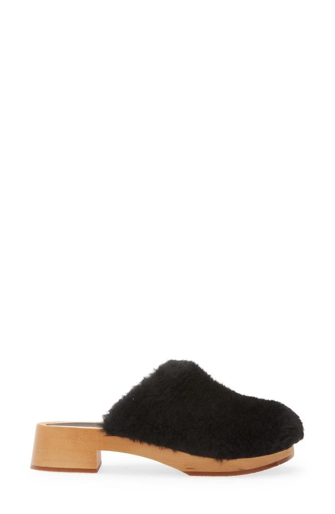 Swedish Hasbeens Fluff Genuine Shearling Clog 3