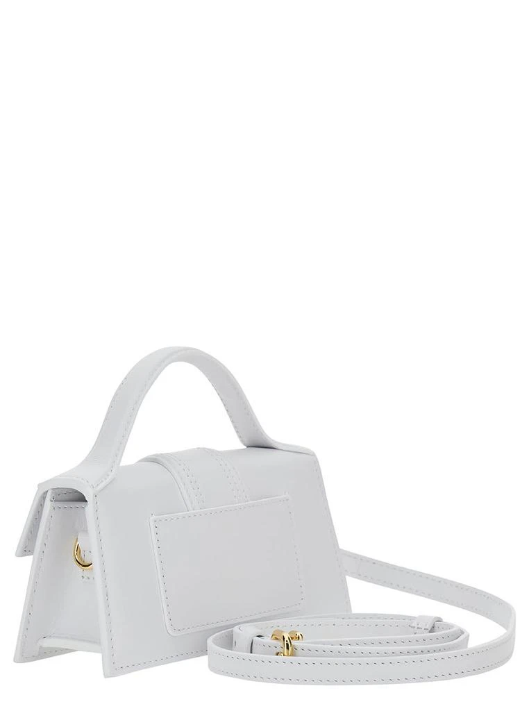 Jacquemus le Bambino White Handbag With Removable Shoulder Strap In Leather Woman 3