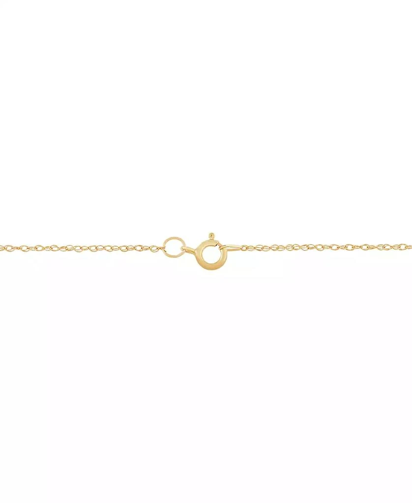 Italian Gold Diamond Accent Heart Locket 18" Pendant Necklace in 10k Gold 5