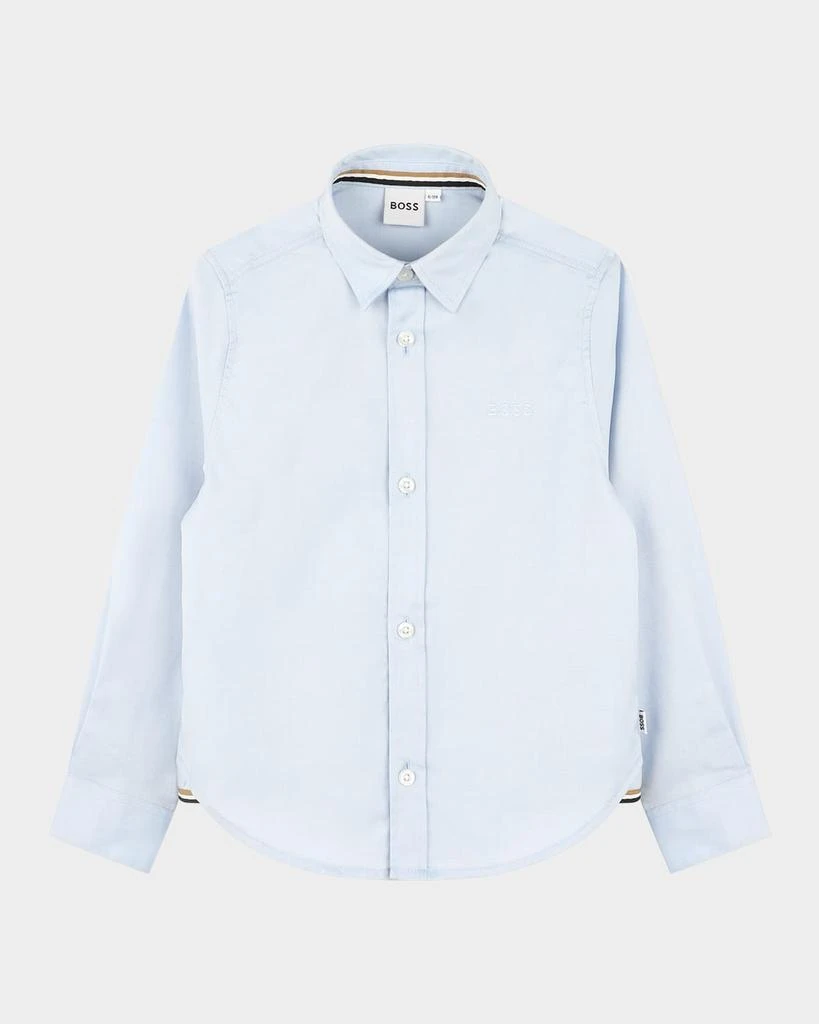 Hugo Boss Boy's Classic Button Down Shirt, Size 4-5 1