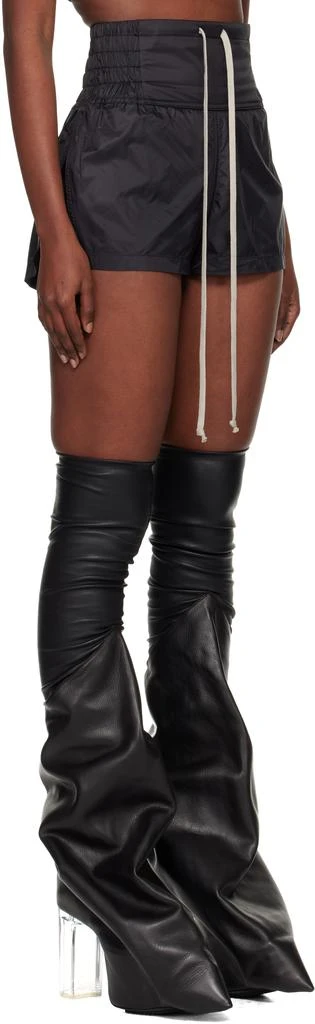 Rick Owens Black Concordians Boxing Shorts 2