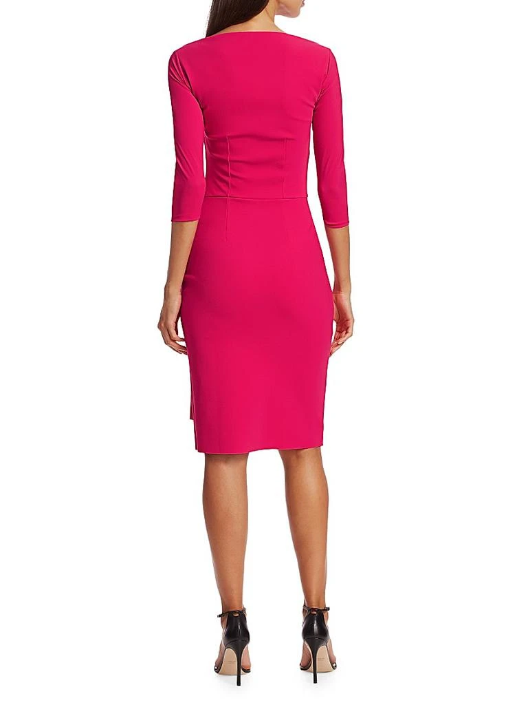 Chiara Boni Kate Ruffled Three-Quarter Sleeve Bodycon Dress 5