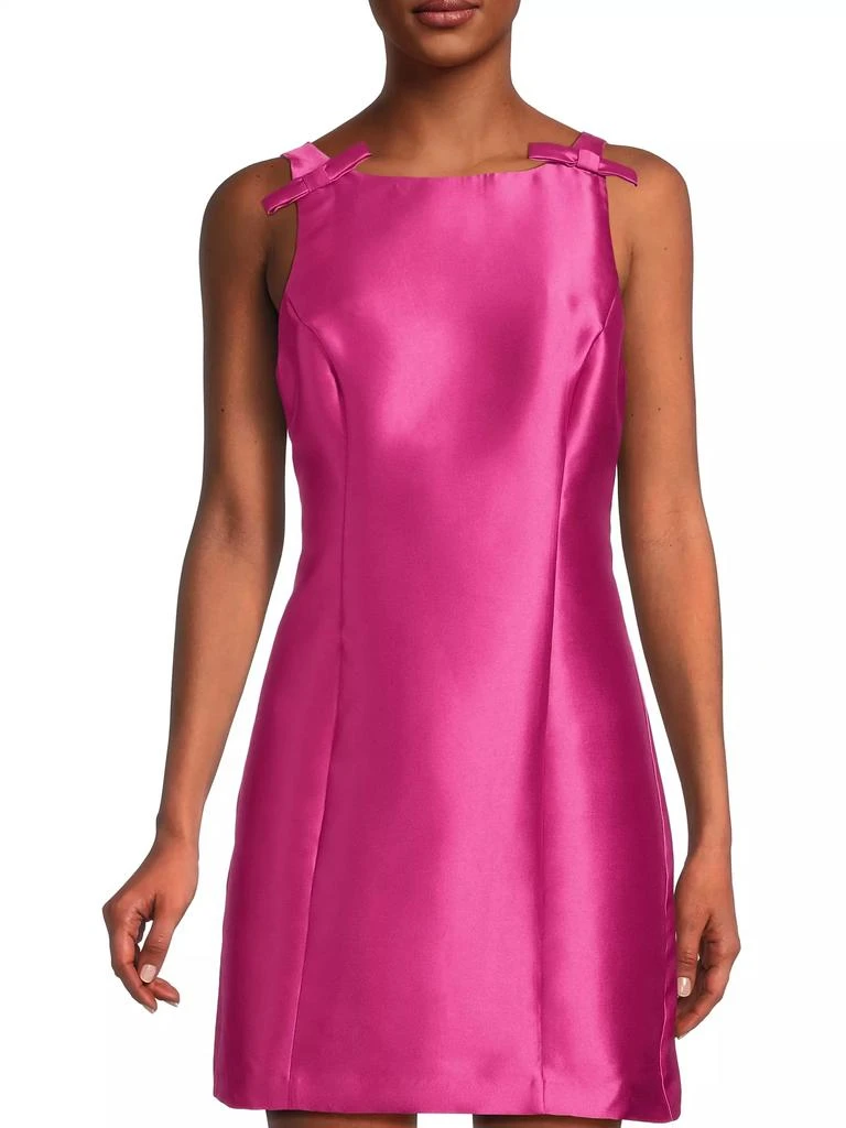 Hutch Chesca Satin Bow Minidress 3
