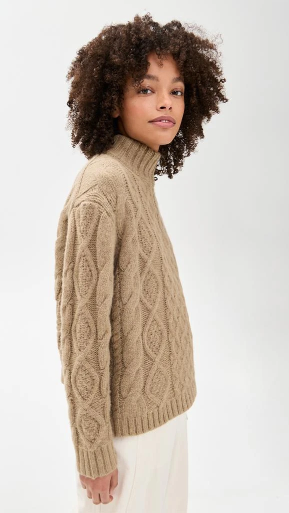 Jenni Kayne Cable Half Zip Sweater 3