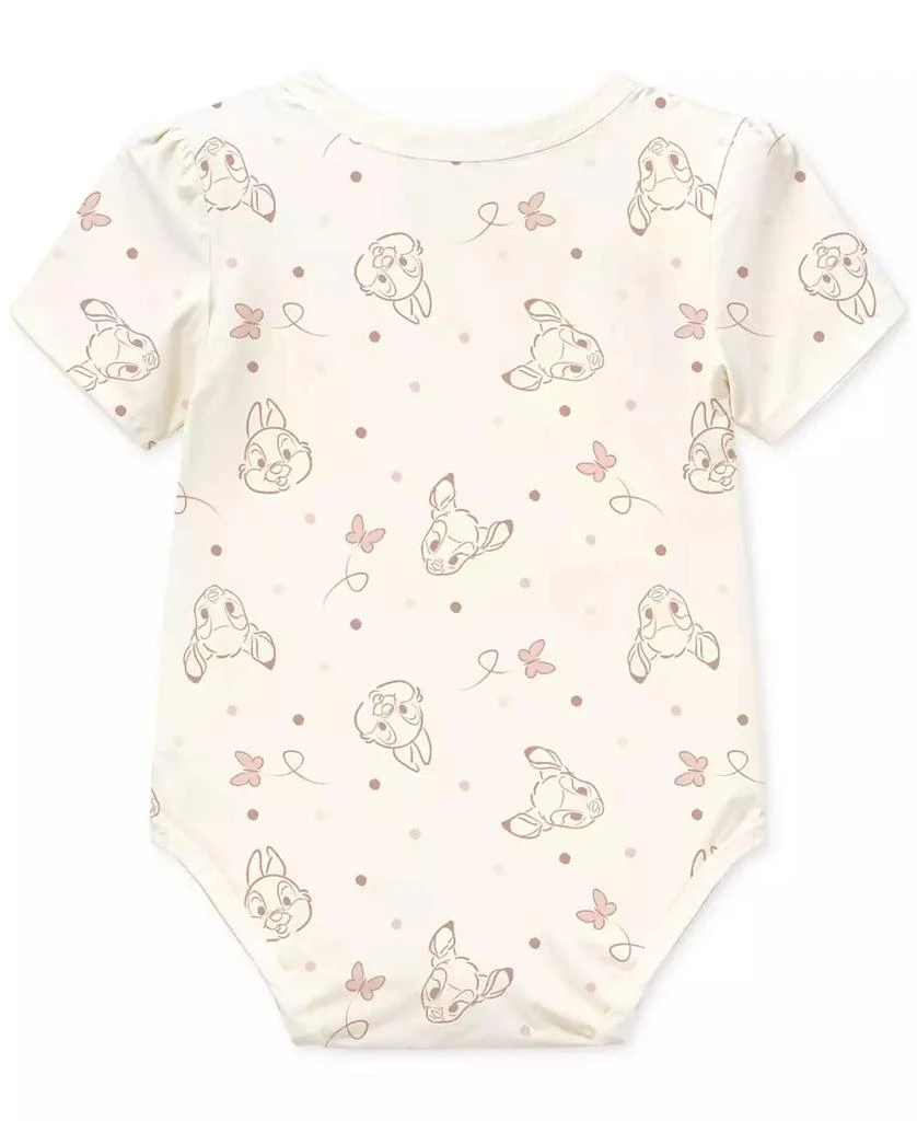 Disney Baby Girls Bambi Short-Sleeve Bodysuits, Set of 3 3