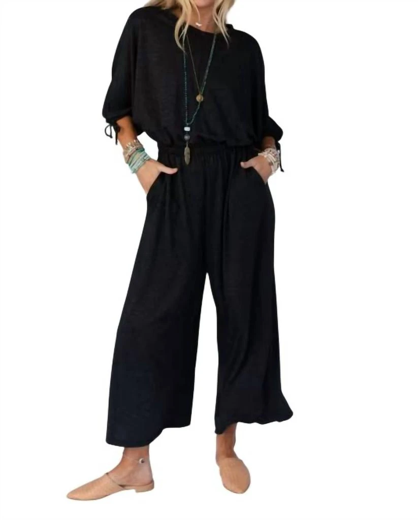 three bird nest Three Bird Nest - Carolina Comfy Wide Leg Jumpsuit 1