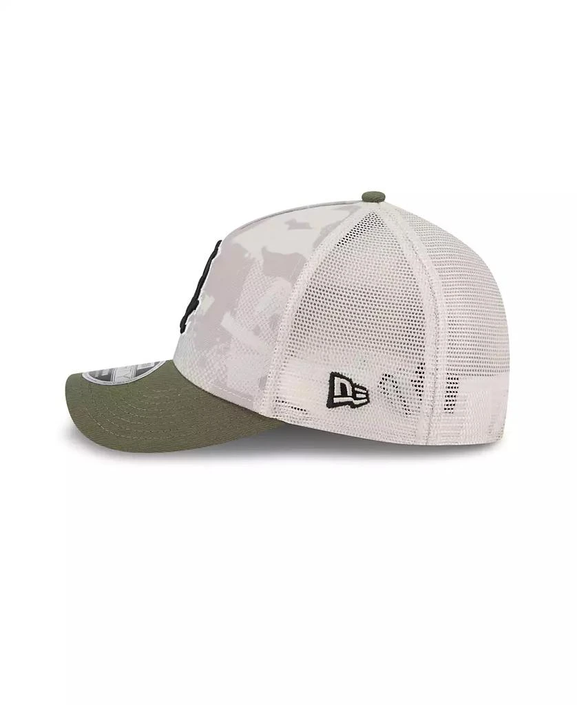 New Era Men's Light Beige/Olive Chicago White Sox 2025 Armed Forces Day 9FORTY M-Crown A-Frame Adjustable Hat 4