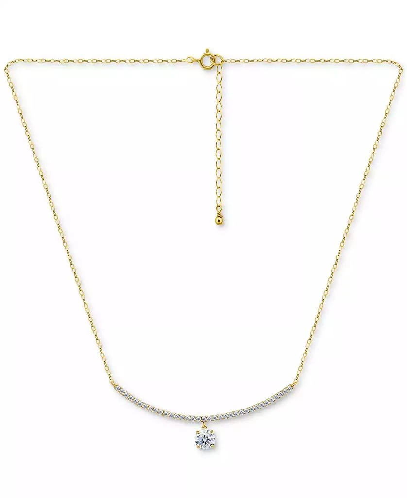 Giani Bernini Cubic Zirconia Pendant Necklace (2-1/6 ct. t.w.), 16" + 2" extender, Exclusively at Macy's 1